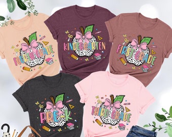 Custom Back To School Shirt, Teacher Shirt, School Shirt, Teacher Team Shirt, Kindergarten Shirt, Pre-K Shirt,Grade Shirt,Teacher School Tee