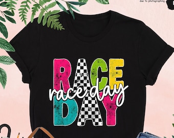 Race Day Shirt, Checkered Race Shirt, Racing Season Shirt, Fast Cars Shirt, Race Week Shirt, Motor Racing Shirt, Car Racing Tshirt, F1 Shirt