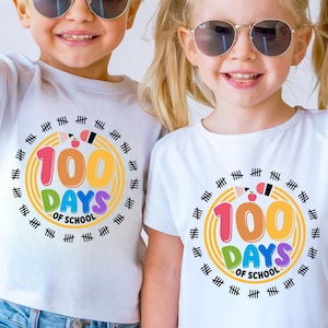 100 Days Of School Kids Shirt, Toddler School Shirt, 100th Day Of School Shirt, Student Shirt, School Celebration Shirt, Back to School Tee