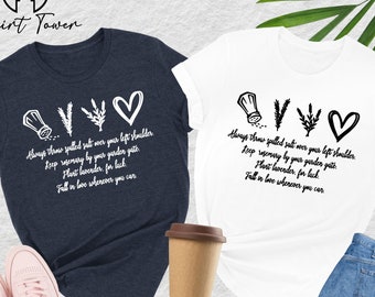 Practical Magic Shirt, Halloween Shirt, Salt Rosemary Lavender Love Shirt, Witch Shirt, Magic Shirt, Mystical Shirt, Inspirational Gift