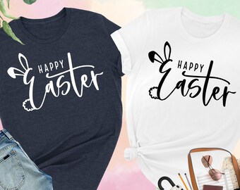 Happy Easter Shirt, Easter Bunny Shirt, Women Easter Shirt, Gift For Easter, Easter Rabbit, Easter Day Shirt, Easter Kids Shirt, Easter Gift