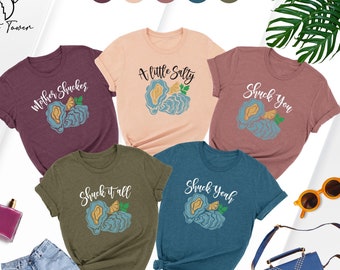 Oyster Shirt, Oyster Shucker Shirt, Oyster Gifts, Mother Shucker Shirt, Oyster Lover Shirt, Funny Oyster Shirts, Seafood Shirt, Foodie Shirt