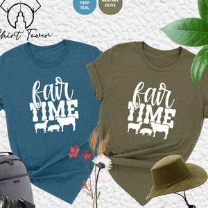 Fair Time Shirt, Country Fair Shirt, Fair Season Shirt, Livestock Show Shirt,Farm Life Shirt,Farmer Shirt,Country Girl Shirt,Gift For Farmer