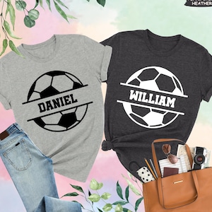 Custom Soccer Shirt, Personalized Soccer Gift, Soccer Team Shirt, Soccer Mom Shirt, Soccer Player Shirt, Game Day Shirt, Football Season Tee
