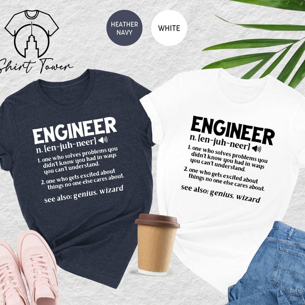 Engineer Definition Shirt, Engineer Shirt, Engineering Shirt, Engineer Gift, Mechanical Engineer,Computer Engineer,Electrical Engineer Shirt