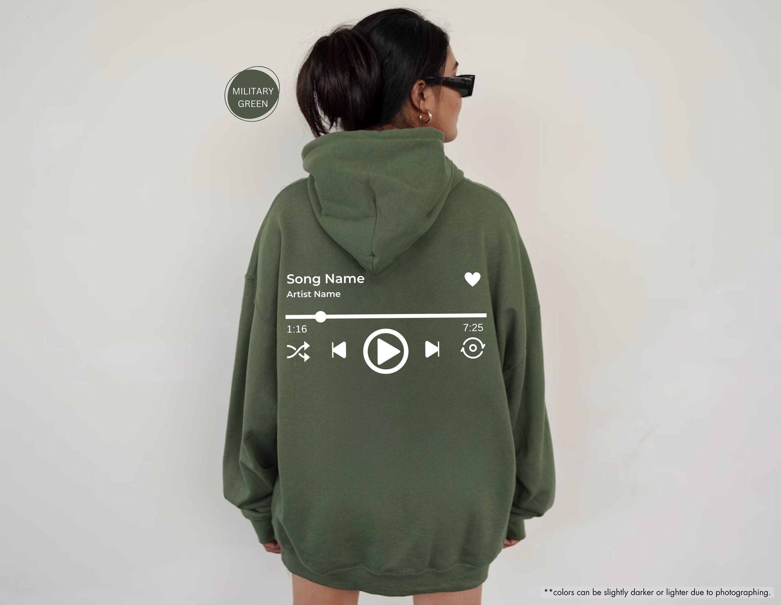Custom Song Name Hoodie, Music Lover Sweatshirt, Custom Artist Name Sweatshirt, Music Hoodie, Custom Concert Hoodie,Favorite Song Sweatshirt