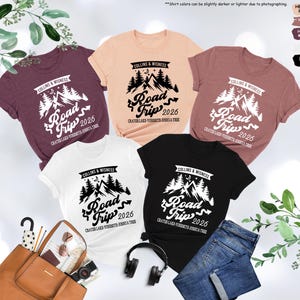 Custom Road Trip Shirt, Road Trip 2026,Family Road Trip Shirt,Girls Road Trip,Travel Shirt,Adventure Shirt,Family Vacation Tee,Traveler Gift image 4