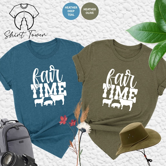 Fair Time Shirt, Country Fair Shirt, Fair Season Shirt, Livestock Show Shirt,Farm Life Shirt,Farmer Shirt,Country Girl Shirt,Gift For Farmer
