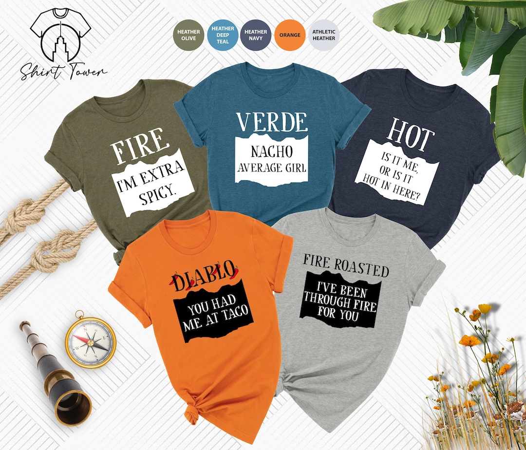 Taco Bell Sauce Shirts, Custom Hot Sauce Shirts,halloween Group Shirt
