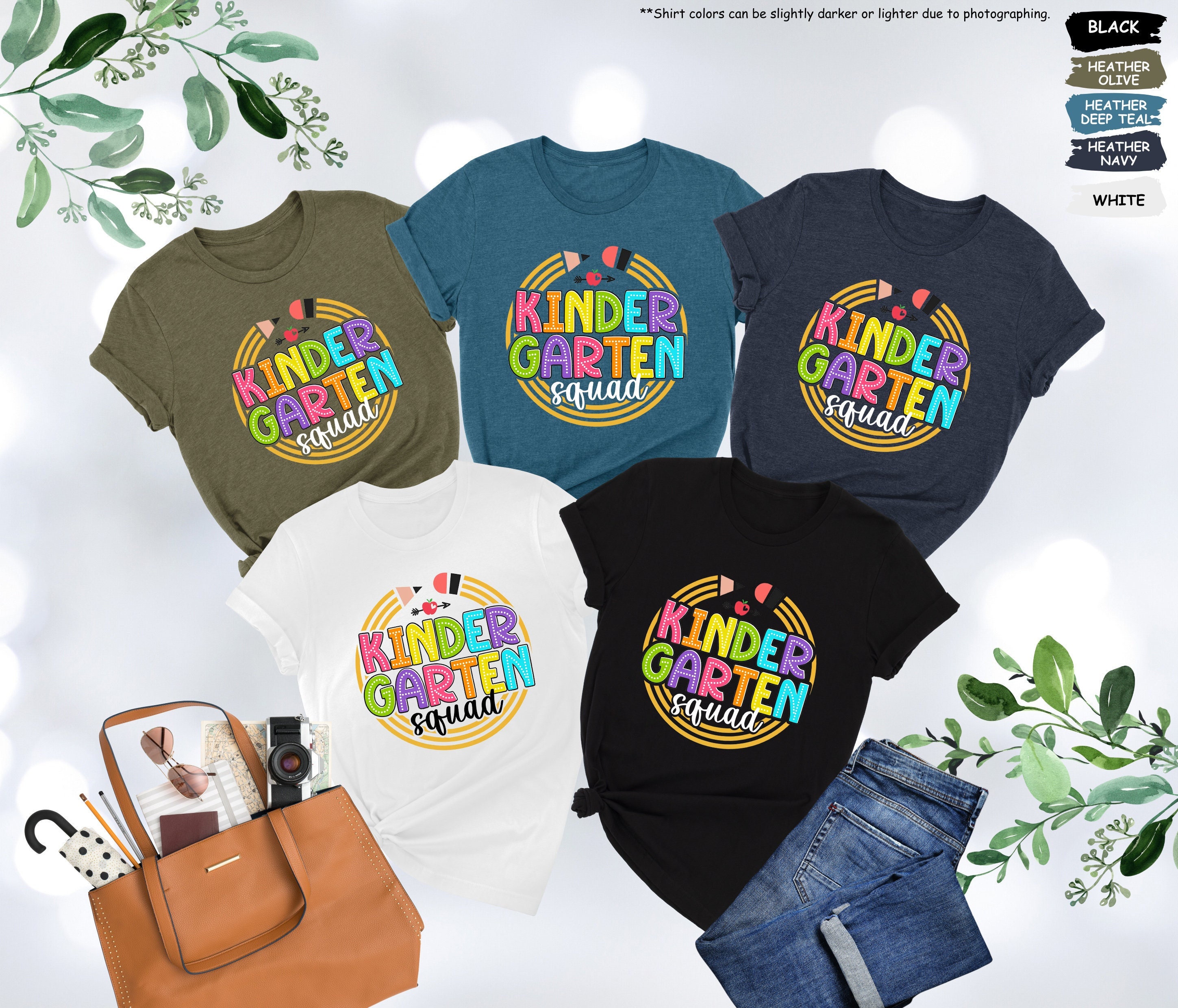 Kindergarten Squad Shirt, Kindergarten Teacher Shirt, Kindergarten Team Shirt, First Day Of School Shirt,Kindergarten Crew,Kindergarten Gift