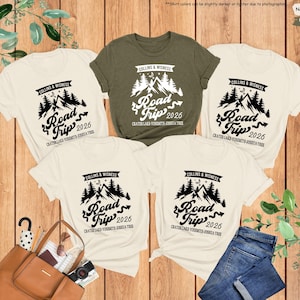 Custom Road Trip Shirt, Road Trip 2026,Family Road Trip Shirt,Girls Road Trip,Travel Shirt,Adventure Shirt,Family Vacation Tee,Traveler Gift image 3