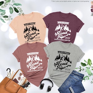 Custom Road Trip Shirt, Road Trip 2026,Family Road Trip Shirt,Girls Road Trip,Travel Shirt,Adventure Shirt,Family Vacation Tee,Traveler Gift image 8