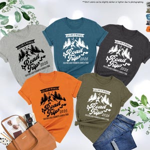 Custom Road Trip Shirt, Road Trip 2026,Family Road Trip Shirt,Girls Road Trip,Travel Shirt,Adventure Shirt,Family Vacation Tee,Traveler Gift image 10