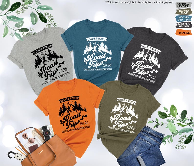 Custom Road Trip Shirt, Road Trip 2026,Family Road Trip Shirt,Girls Road Trip,Travel Shirt,Adventure Shirt,Family Vacation Tee,Traveler Gift image 10