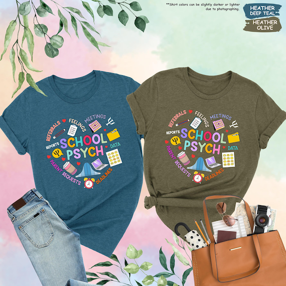School Psych Shirt, School Psychologist Shirt, Psychology Shirt, School Therapist Gift, Teacher Shirt, Back to School Tee,School Psych Gift