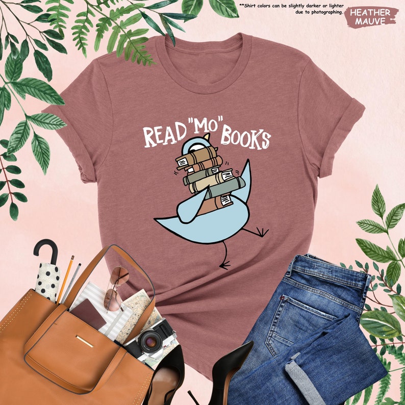 a t - shirt that says read no books with a bird on it