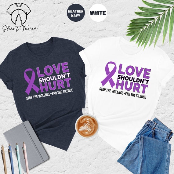 Purple Ribbon Shirt, Stop Domestic Violence T Shirts Purple Ribbon Shirt, Stop Domestic Violence T Shirts
