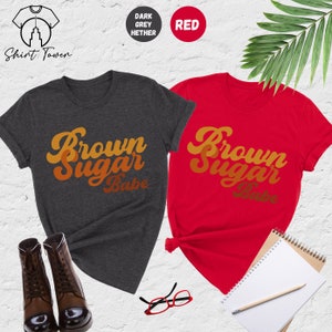 Brown Sugar Babe Shirt, Black Woman Shirt,Black Girl Magic Shirt,Black Queen Shirt,Afro Woman Shirt,Black History Shirt,African American Tee bild 2