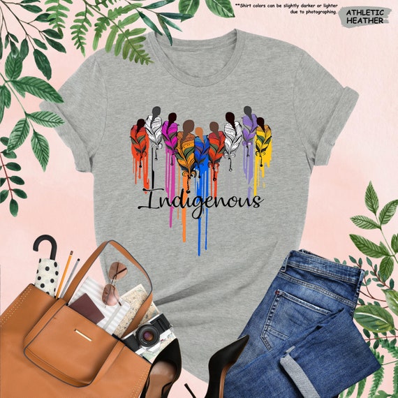 Indigenous Shirt, Native American Shirt, MMIW Awareness Shirt, Native Feather Shirt, Orange Day Gift, American Indian Tee,Native Pride Shirt