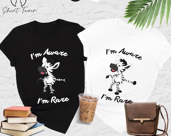 Rare Disease Awareness Shirt, I Am Aware I Am Rare Shirt, Rare Chronic Illness Shirt,Rare Disease Day,Rare Disease Warrior Gift,Survivor Tee