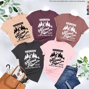 Custom Road Trip Shirt, Road Trip 2026,Family Road Trip Shirt,Girls Road Trip,Travel Shirt,Adventure Shirt,Family Vacation Tee,Traveler Gift image 9