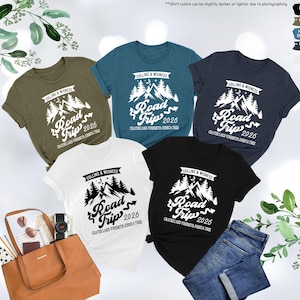Custom Road Trip Shirt, Road Trip 2026,Family Road Trip Shirt,Girls Road Trip,Travel Shirt,Adventure Shirt,Family Vacation Tee,Traveler Gift image 2