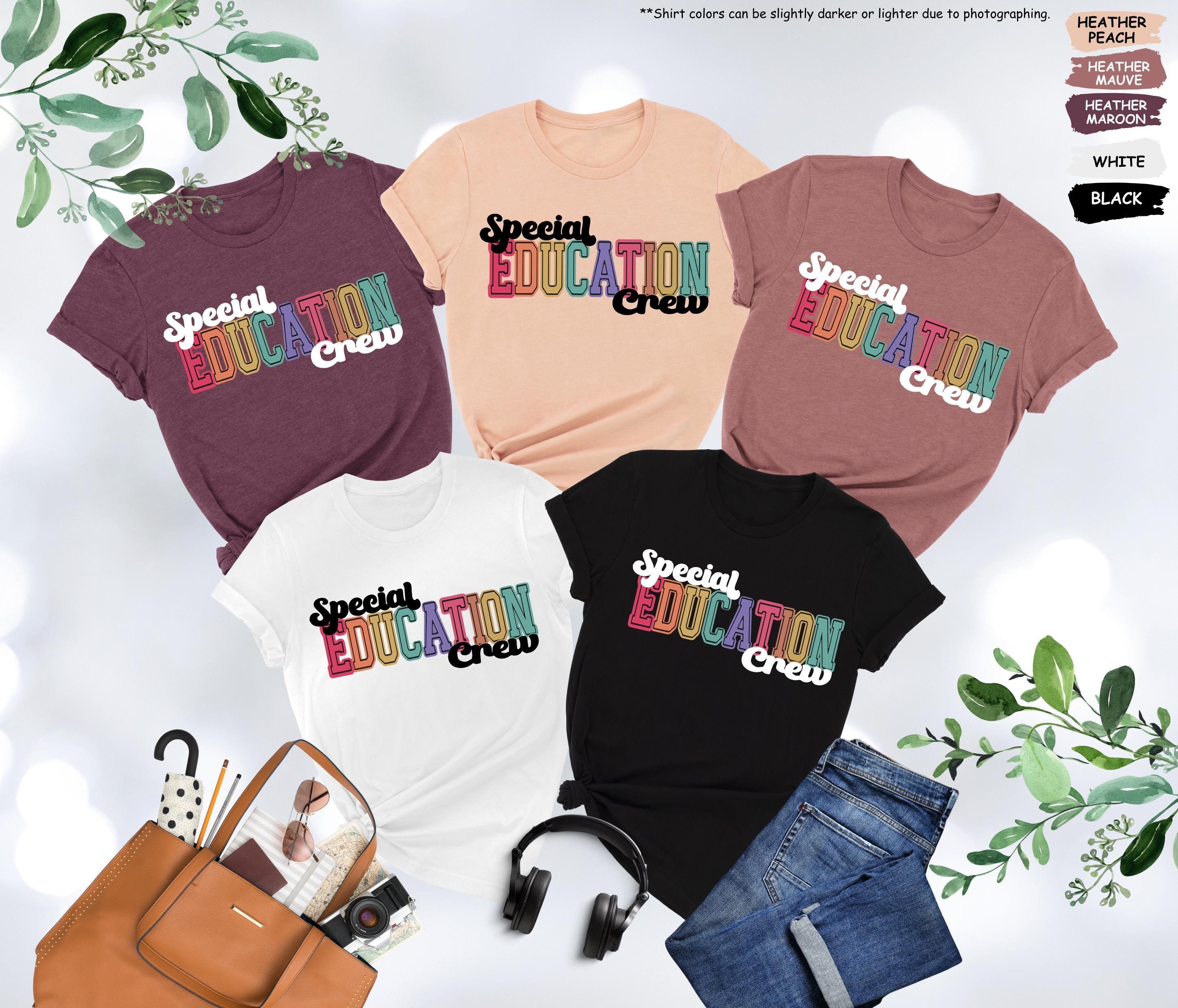 Special Education Crew Shirt, Special Education Teacher Shirt, Teacher Team Shirt, Back To School Sped Teacher Shirt,Special Ed Teacher Gift