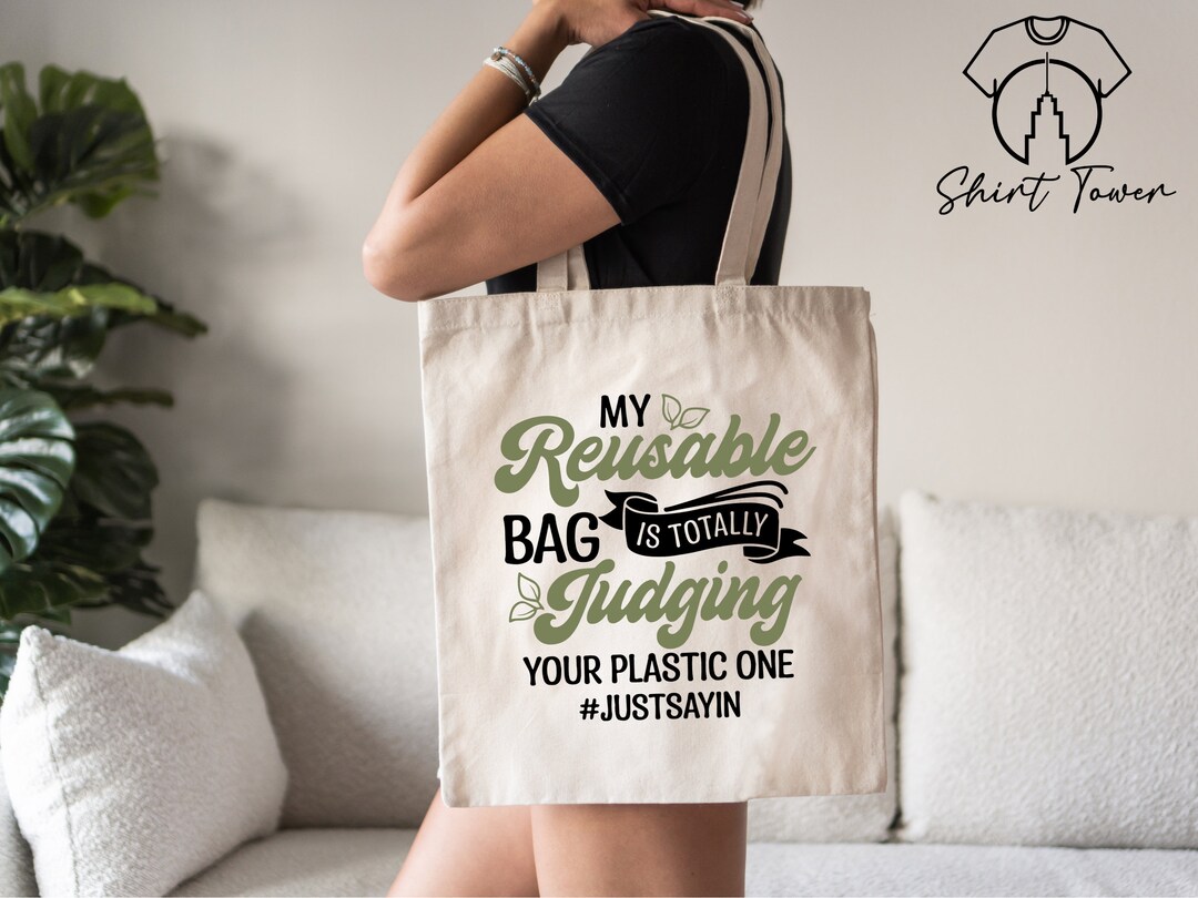Veqzc RN Nurse Tote Bag - "You RN Good Hands" Canvas Bag, Reusable Grocery/Shopping Bag, 15x13.3 Inches (White)