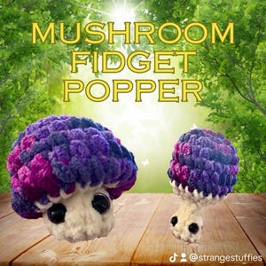 Easy Pop Mushroom Crochet Pattern