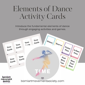 Elements of Dance Activity Cards