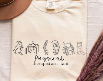 Comfort Colors Physical Therapist Assistant Shirt, PTA T-shirt, PTA Grad Gift, Physical Therapy Grad Gift, Physical Therapy Shirt