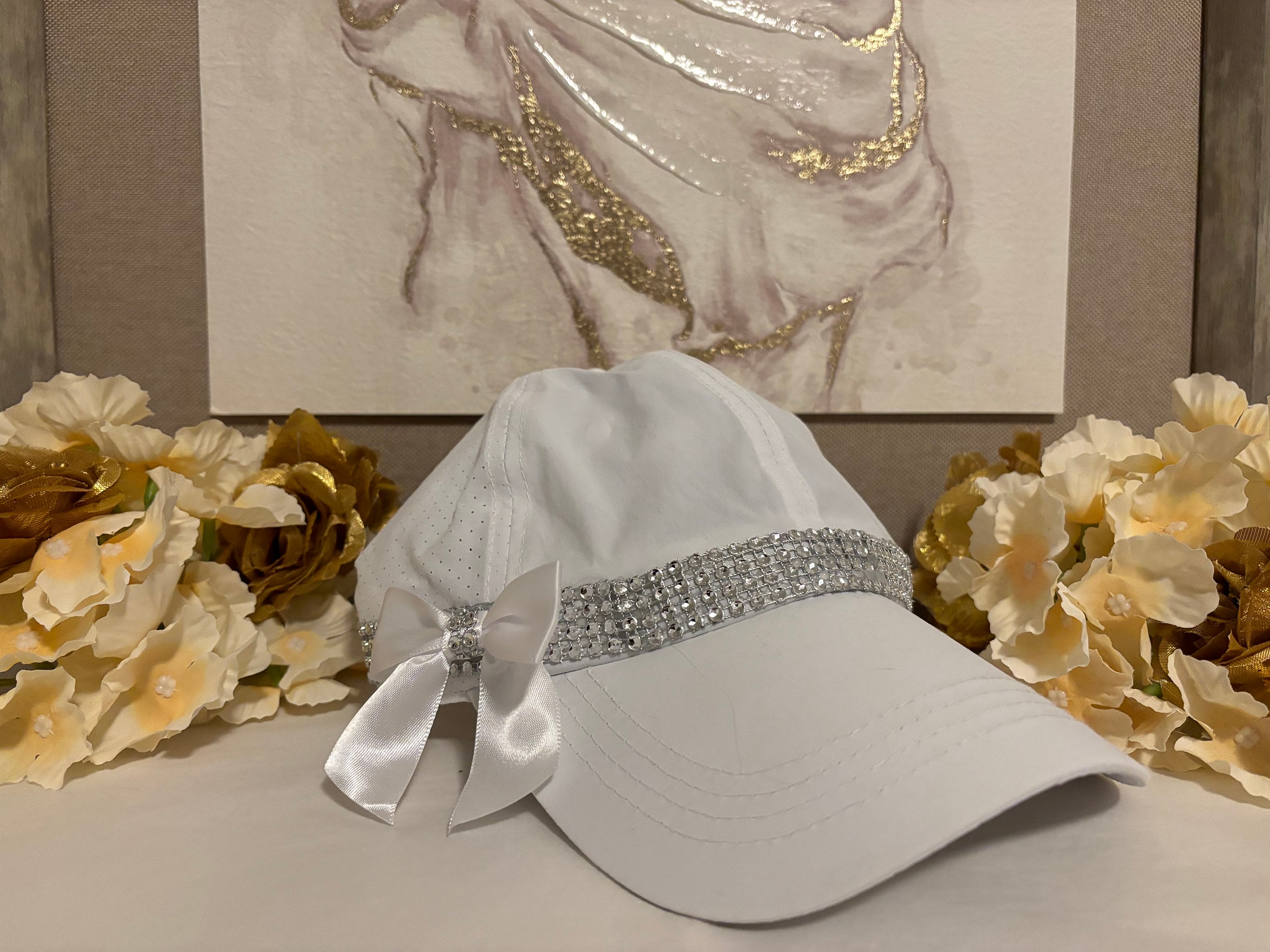 Bling Ponytail Chic Cap Ponytail Bling Cap - Etsy main image 2