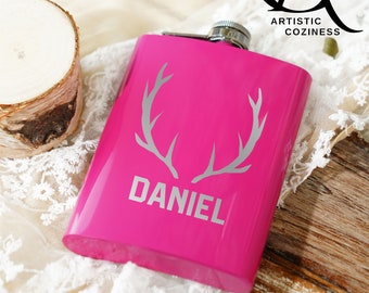 Personalised Best Man Hip Flask, Flask for Men, Men Gifts, Groomsman Gifts, Engraved Groomsmen Flask with Name, Wedding Party Gifts