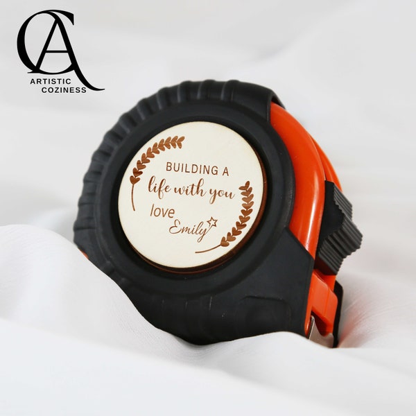 Personalized Tape Measure for Valentines Day, Valentines Gifts for Husband or Boyfriend, Anniversary gift, Birthday gift, Gift for Him