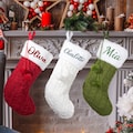 Custom Embroidered Stockings for Christmas, Personalized Family Christmas Stockings, Christmas Gifts, Knit Stockings, Holidays Stockings product logo