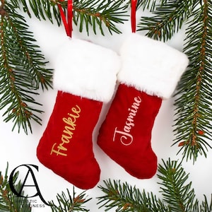 Personalized Christmas Stockings with Name, Custom Christmas Tradition Stockings, Holiday Decor, Stockings Gift, Xmas Gift