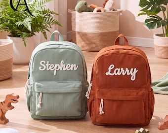 Personalized Toddler Backpack, Custom Name Kids Backpack, Embroidered Preschool Bag, Daycare Backpack, Gift for Boys Girls, Kids School Bag