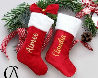 Personalized Christmas Family Stockings with Name, Custom Christmas Tradition Stockings, Holiday Decor, Stockings Gift, Xmas Gift