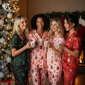 Personalized Matching Christmas Pyjamas, Family Christmas PJ sets, Family Xmas Pyjamas, Xmas Pyjamas, Christmas Pjs, Custom Pjs, Festive pjs