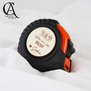 Personalized Tape Measure for Grandad, Grandad&#39;s Day Gift, Grandad&#39;s custom Tape Measure, Gift from Kids, Gift for Him, Custom Tape Measure
