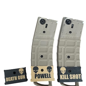 Custom Tippmann TMC Magazine Cover – Personalized Paintball Mag-Fed ID Plate