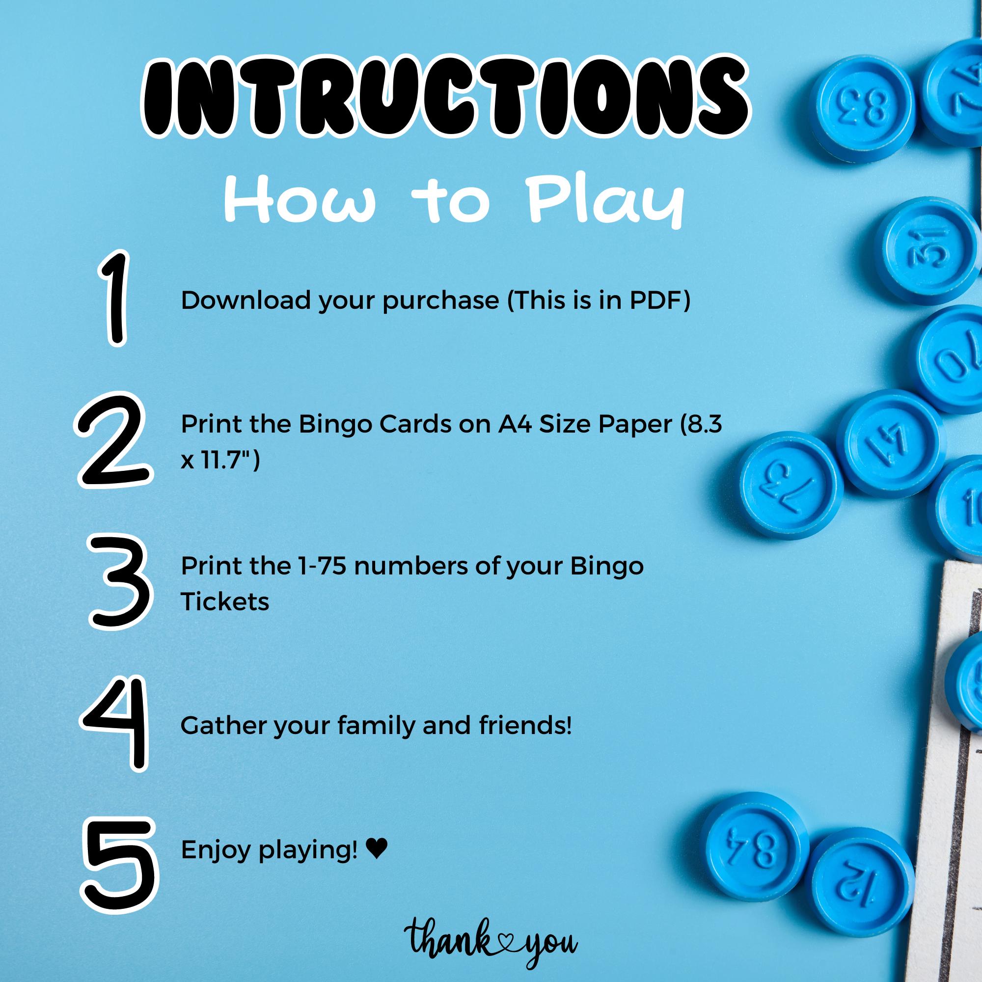 300 Cute Paw Prints Themed Bingo Cards Perfect For Pet themed Parties 300-cute-paw-prints-themed-bingo-cards-perfect-for-pet-themed-parties