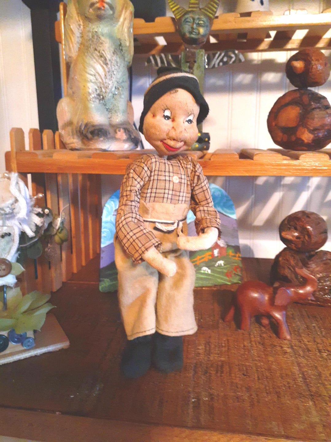 Vintage Appalachian Mountain Doll With Posable Wire Limbs - Etsy