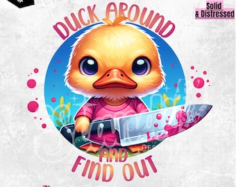 Imágenes prediseñadas de patos divertidos en formato PNG, diseño sarcástico para sublimación (descarga digital)
