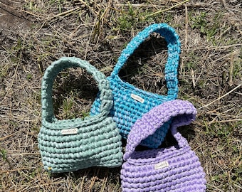 Handmade crochet bag