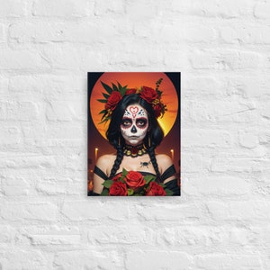 Death and Roses Canvas