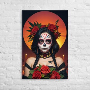 Death and Roses Canvas