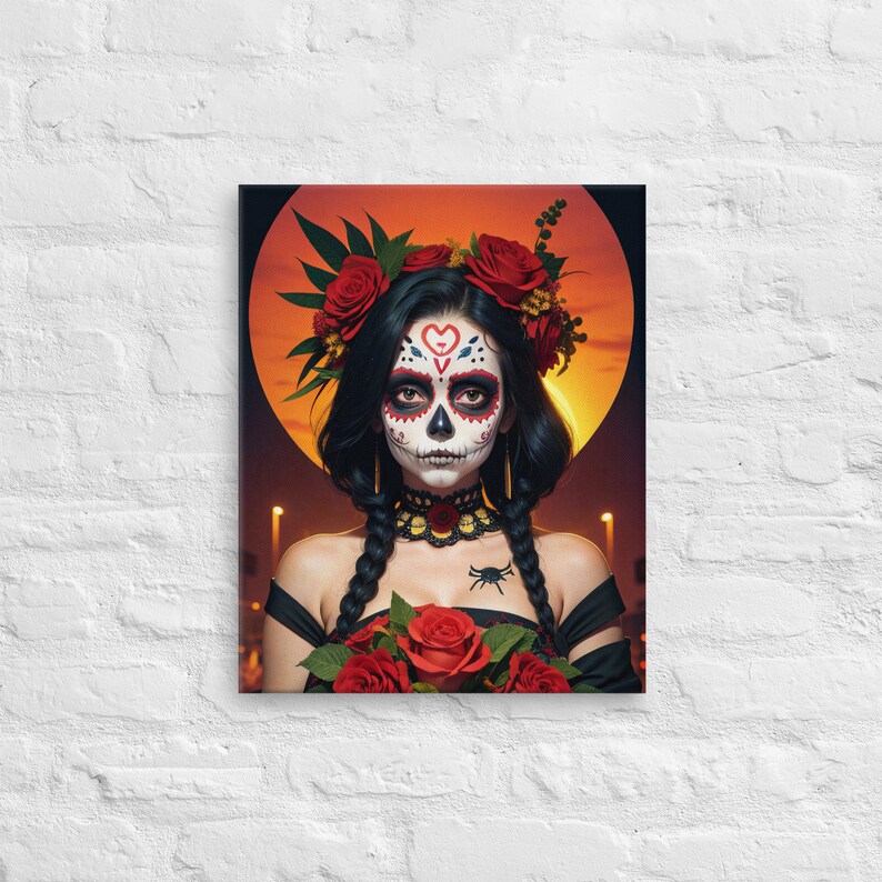 Death and Roses Canvas