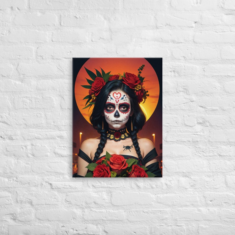 Death and Roses Canvas