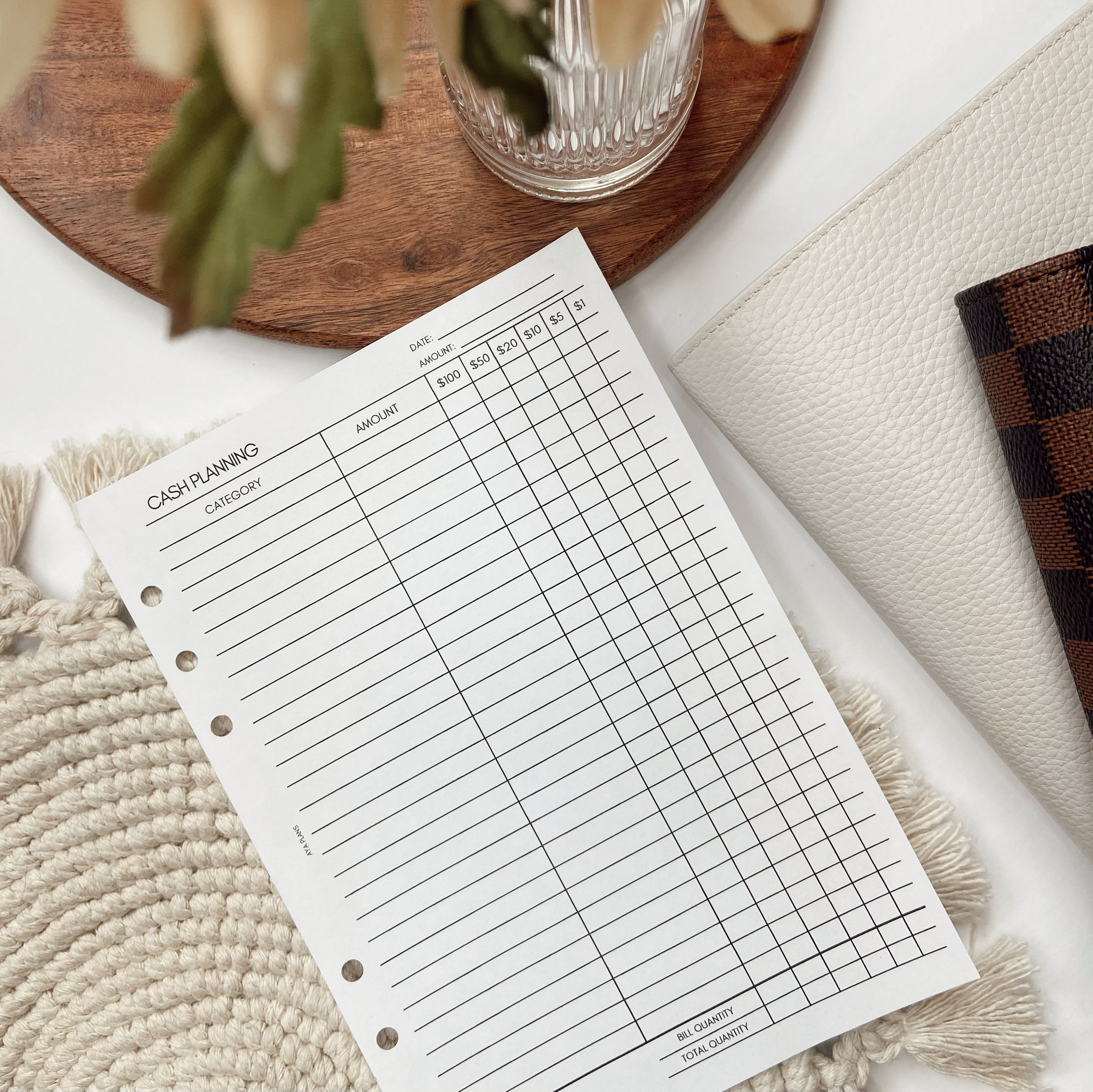 Printable A5 Cash Planning Sheet Digital Download - Etsy